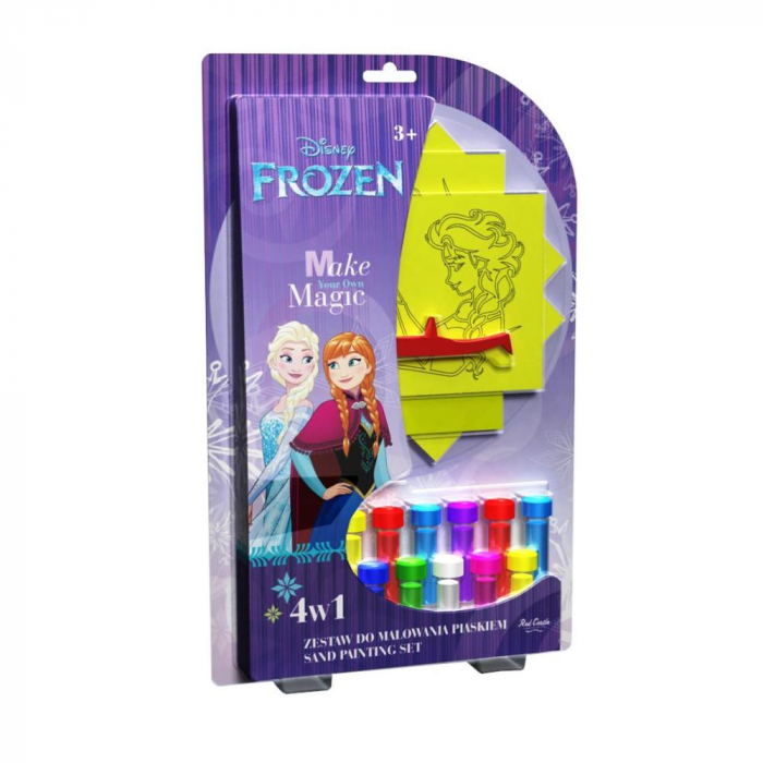 Pictura cu nisip colorat Frozen - Elsa & Anna & Olaf [1]