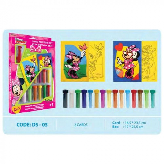 Pictura cu nisip colorat Minnie Mouse [2]