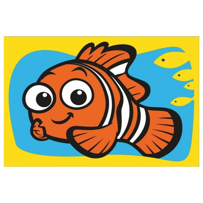 Pictura cu nisip colorat Nemo & Squirt [5]