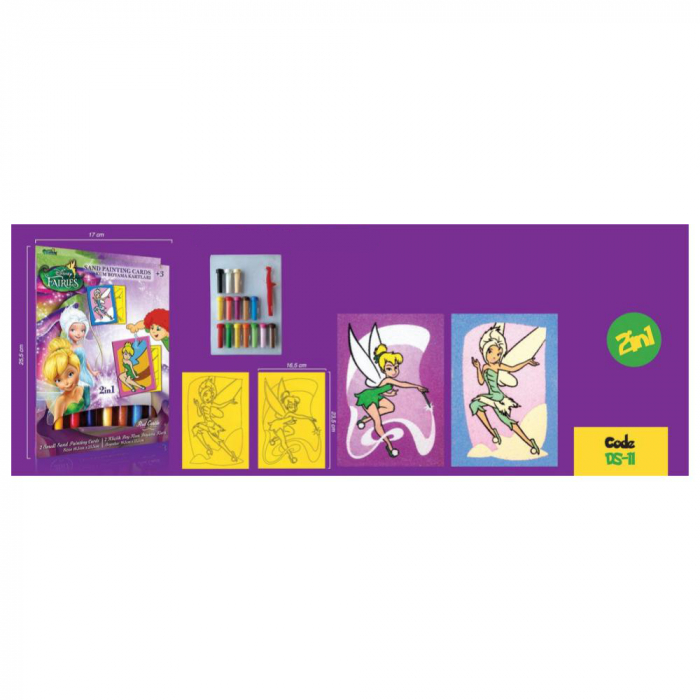 Pictura cu nisip colorat Tinker Bell & Periwinkle [5]