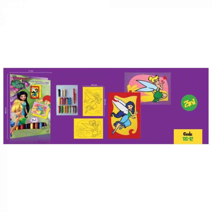 Pictura cu nisip colorat Tinker Bell & Silvermist [3]