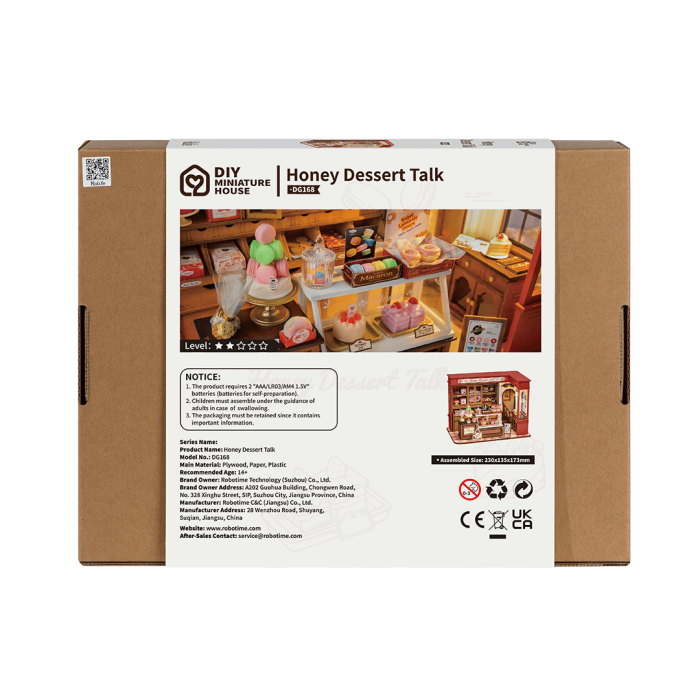 Puzzle 3D, Casuta DIY, Honey Dessert Talk, 242 piese [6]