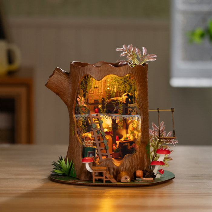 Puzzle 3D, Casuta DIY, Fairytale Tree House, 276 piese [3]