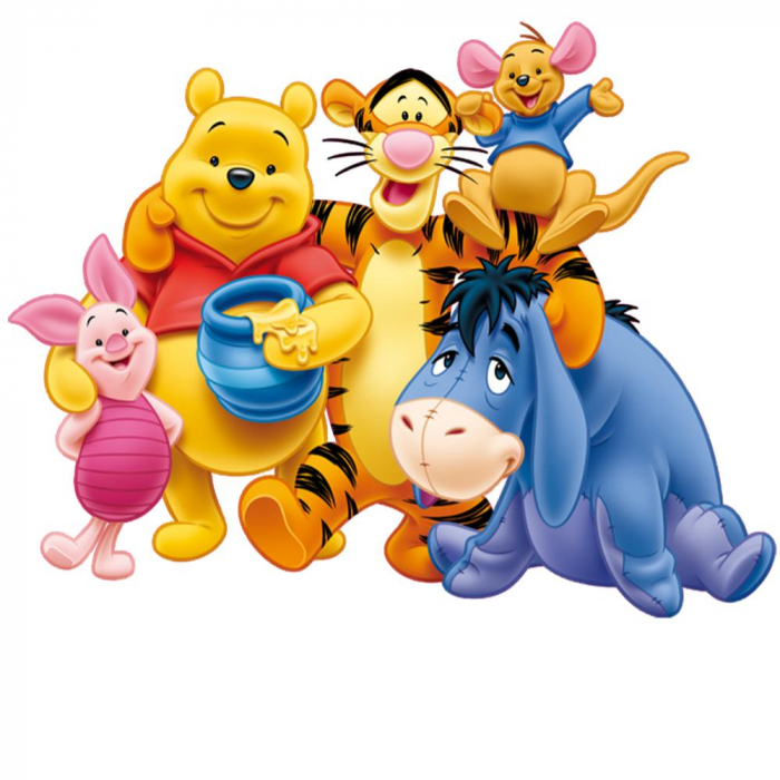 Pictura cu nisip colorat Winnie The Pooh & Piglet & Tigger & Eeyore [7]