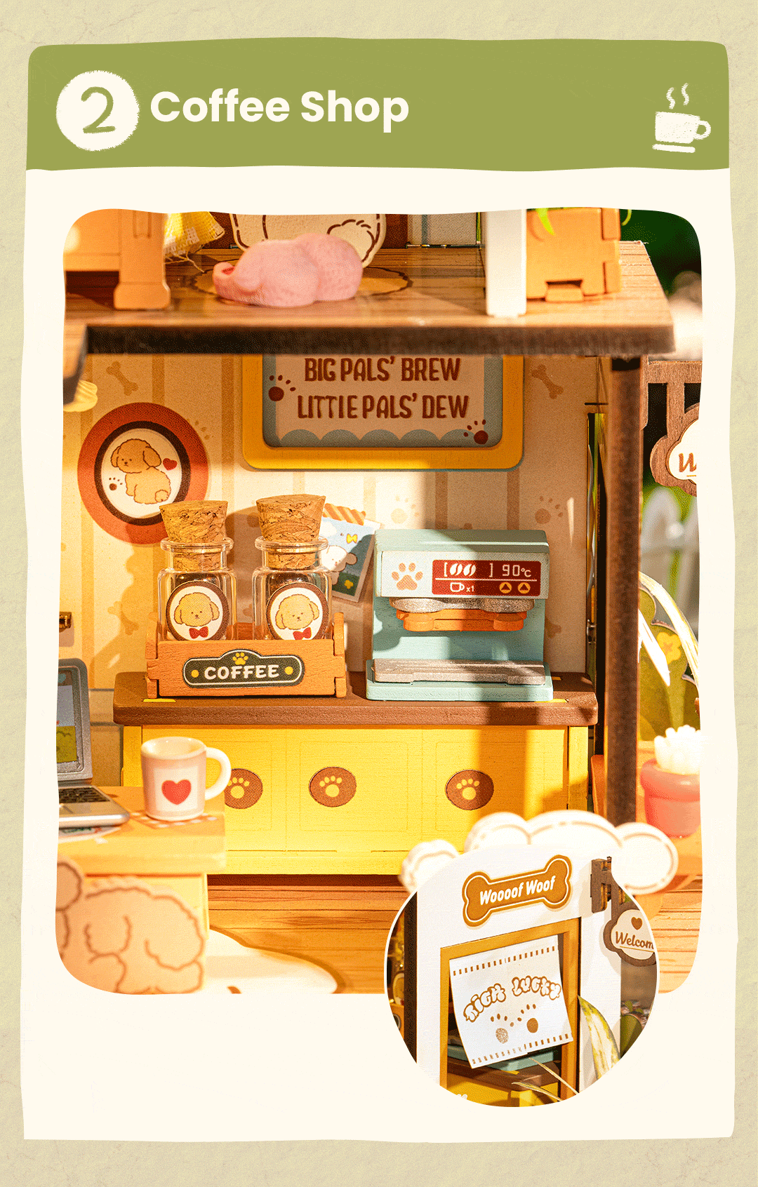 Puzzle 3D, Casuta DIY, Puppy’s Cozy Villa, 230 piese [5]