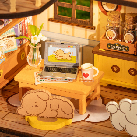 Puzzle 3D, Casuta DIY, Puppy’s Cozy Villa, 230 piese [10]