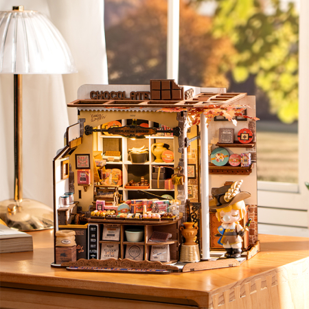 Puzzle 3D, Casuta DIY, Henry’s Chocolate, 330 piese [3]