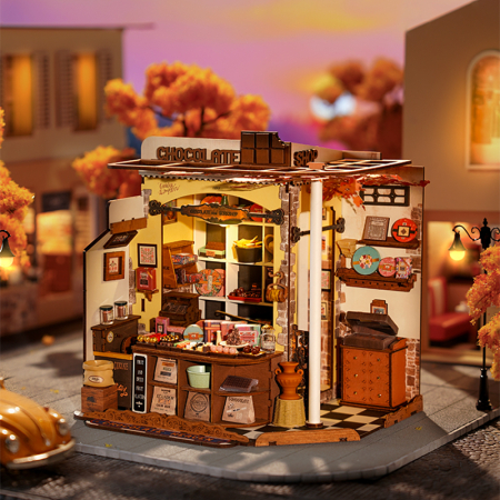Puzzle 3D, Casuta DIY, Henry’s Chocolate, 330 piese [1]