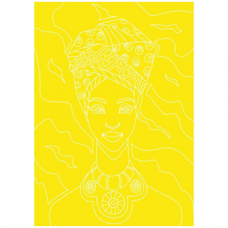 Pictura cu nisip colorat Copila Africana [3]