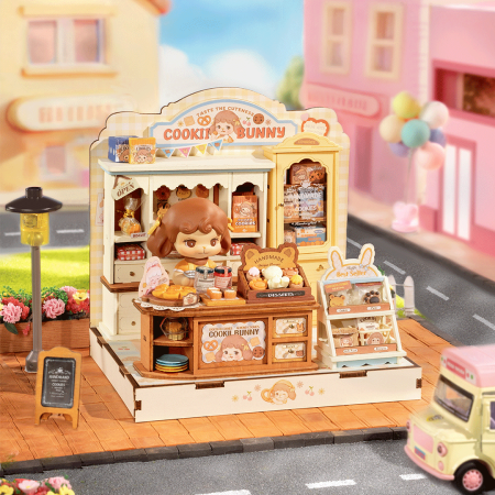 Puzzle 3D, Casuta DIY, Cookii Bunny’s Cookie Shop, 182 piese [2]