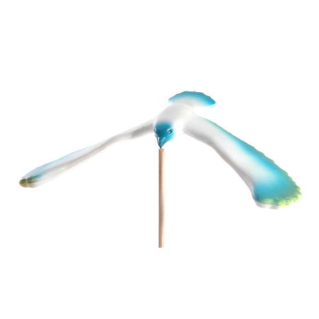 Jucarie Pasarea acrobata, DABISY, ideala pentru copii si adulti, notiuni de echilibru, culori vibrante, dezvoltare cognitiva si relaxare, element de decor, multicolor [1]