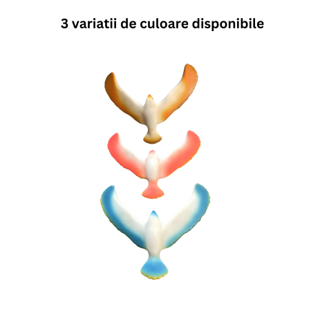 JUCARII SET - Jucarie Pasarea acrobata, DABISY, ideala pentru copii si adulti, notiuni de echilibru, culori vibrante, dezvoltare cognitiva si relaxare, element de decor, multicolor