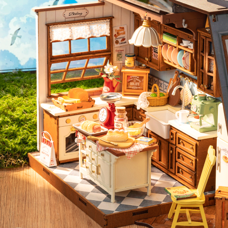 Puzzle 3D, Casuta DIY, Baking Kitchen, 359 piese [2]