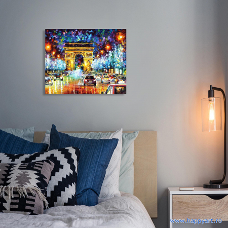 Kit pictura pe numere, cu sasiu, Arcul de triumf, 40X50 cm, 23 culori, nivel avansat, MG1018 [2]