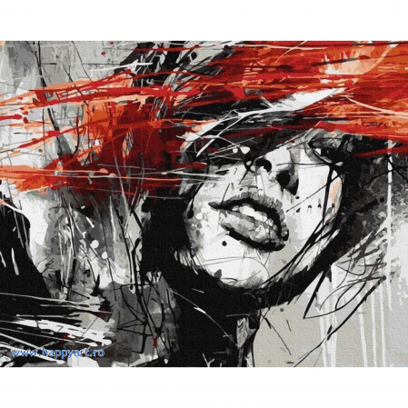 Pictura pe numere - Kit pictura pe numere Descopera-te, cu sasiu, 50x65 cm, 22 culori