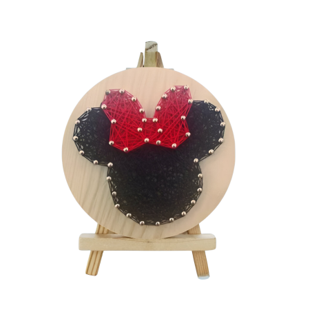 Kit String Art cu fire, model MINNIE, DABISY, efect 3D [0]