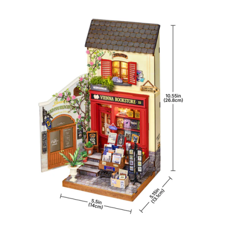 Puzzle 3D, Casuta DIY, Vienan Bookstore, 290 piese [6]