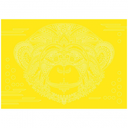 Pictura cu nisip colorat Leu, Elefant, Maimuta [5]