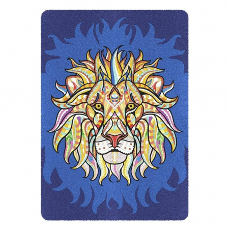 Pictura cu nisip colorat Leu, Mandala [1]