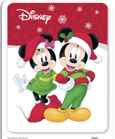 Pictura cu nisip colorat Minnie & Mickey Mouse Santa [5]