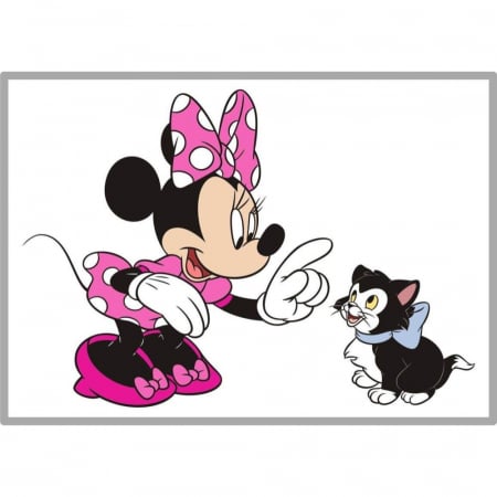 Pictura cu nisip colorat Minnie Mouse & Figaro [0]