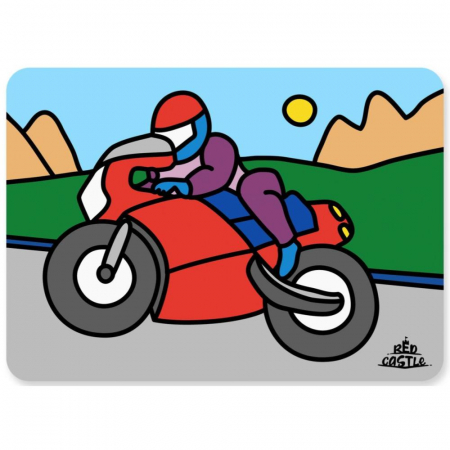 Pictura cu nisip colorat Motociclist [0]