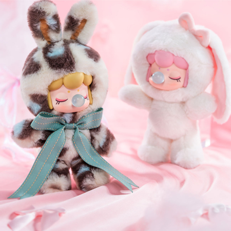Papusa de plus Shining Bunny, set surpriza, 26cm, vinil, pastel [6]