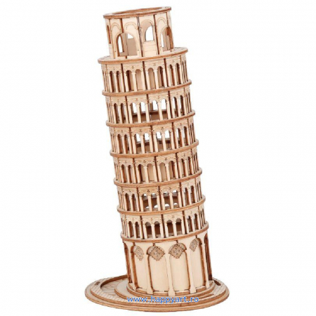 Puzzle 3D, Turnul din Pisa, lemn, 137 piese, TG304 [0]