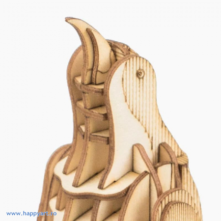 Puzzle 3D, Pinguin, lemn, 87 piese, TG272 [4]