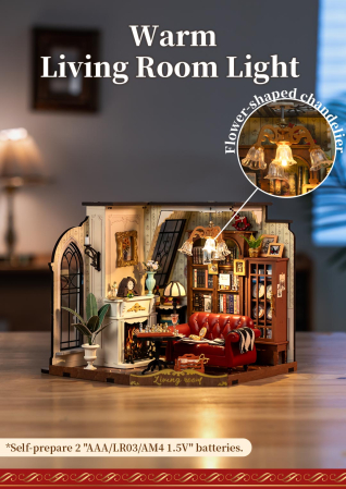 Puzzle 3D, Casuta DIY, Catherine’s Living Room, 284 piese [3]