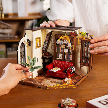 Puzzle 3D, Casuta DIY, Catherine’s Living Room, 284 piese [7]