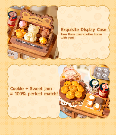 Puzzle 3D, Casuta DIY, Cookii Bunny’s Cookie Shop, 182 piese [6]
