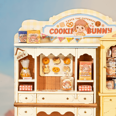 Puzzle 3D, Casuta DIY, Cookii Bunny’s Cookie Shop, 182 piese [8]