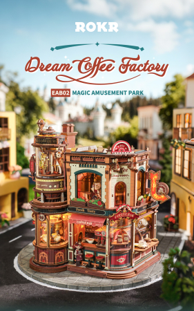 Puzzle 3D, Cutie muzicală, Dream Coffee Factory, 593 piese [1]