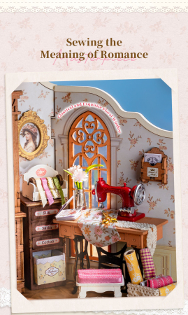 Puzzle 3D, Casuta DIY, Elsa’s Tailoring, 266 piese [13]