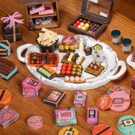 Puzzle 3D, Casuta DIY, Henry’s Chocolate, 330 piese [7]