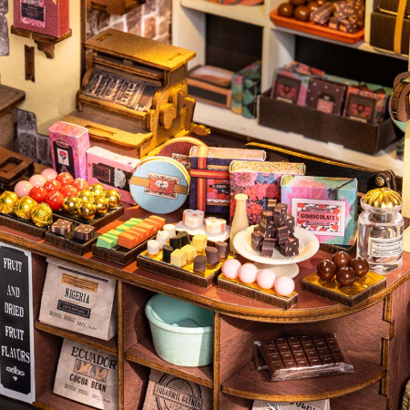 Puzzle 3D, Casuta DIY, Henry’s Chocolate, 330 piese [3]