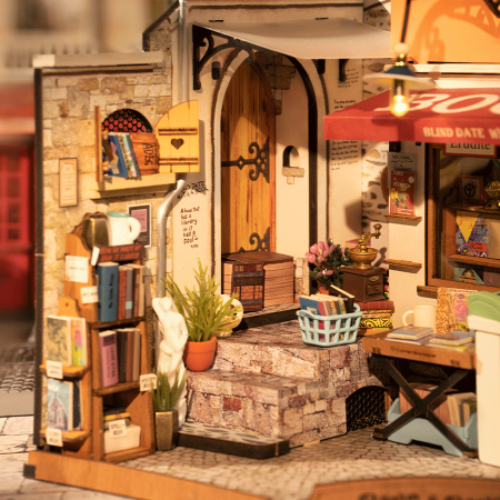 Puzzle 3D, Casuta DIY, Bookstore, 108 piese [5]
