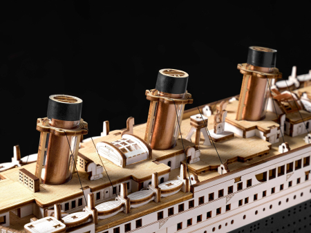Puzzle 3D, din lemn, 1912 - Eternul voiajor Atlantic, 433 piese [4]
