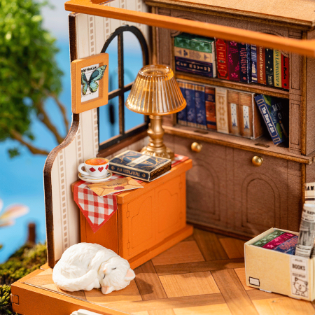 Puzzle 3D, Casuta DIY, The Muse Bookshop, 114 piese [2]