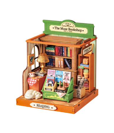 CASUTE DIY - Puzzle 3D, Casuta DIY, The Muse Bookshop, 114 piese