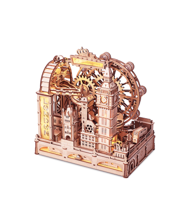 Puzzle 3D, mecanic, Marble Travel - LONDON, lemn, 431 piese [0]