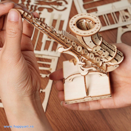 Puzzle 3D, Saxofon, lemn, 136 piese, TG309 [6]