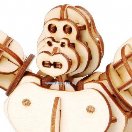 Puzzle 3D, Gorila, lemn, 105 piese, TG201 [1]