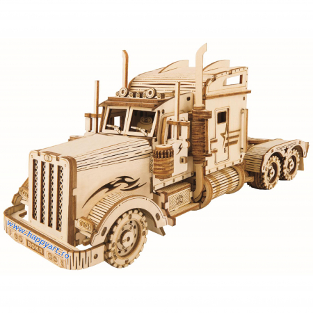 Puzzle 3D, Heavy Truck, lemn, 286 piese, MC502 [0]