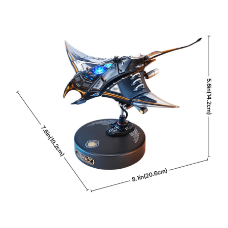 Puzzle 3D mecanic, din metal si plastic, Pisica de mare [9]