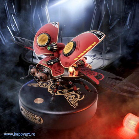 Puzzle 3D, mecanic, Gargarita cercetas, plastic si metal, 147 piese, MI02 [9]