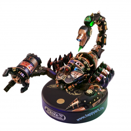 Puzzle 3D mecanic - Puzzle 3D, mecanic, Imparatul Scorpion, plastic si metal, 123 piese, MI04