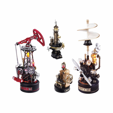 Puzzle 3D mecanic, NAVI LIGHTHOUSE, metal si plastic [9]