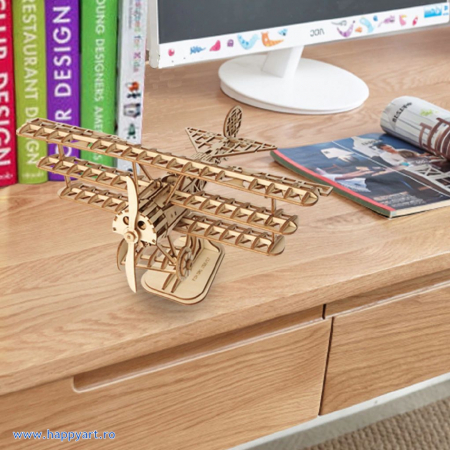 Puzzle 3D, Avion, lemn, 145 piese, TG301 [10]